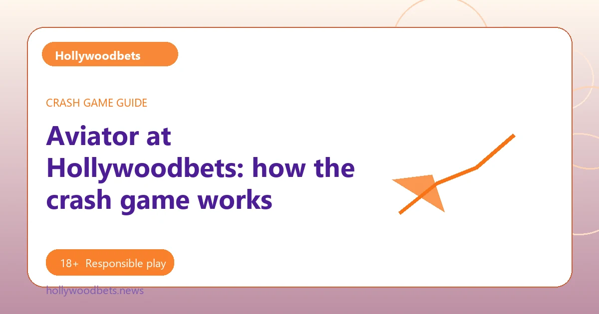 Aviator at Hollywoodbets: how the crash game works - Hollywoodbets guide