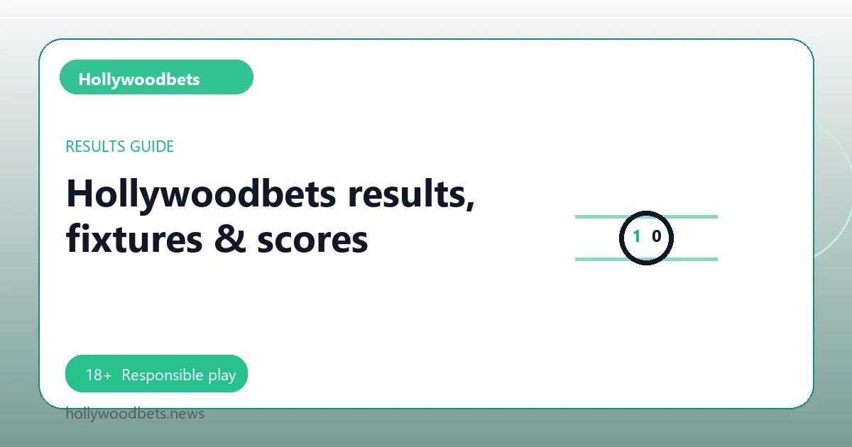 Hollywoodbets results, fixtures & scores - Hollywoodbets guide