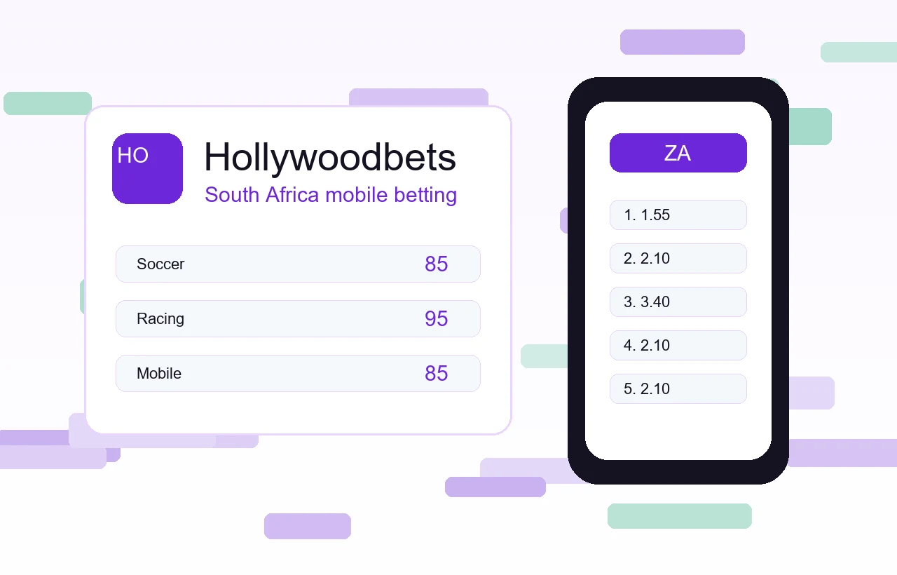 Hollywoodbets mobile betting visual